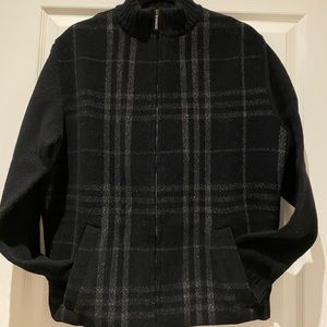 Burberry wool zip sweater